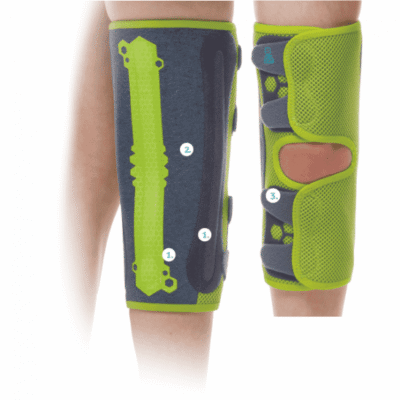 Children's immobilising knee brace / "Depuy"
