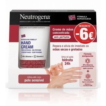 Neutrogena creme de mãos concentrado sem perfume (pack duplo -6€)